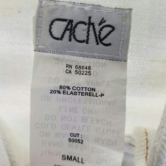 Cache Denim Beaded Jacket Size Small - Picture 2 of 8